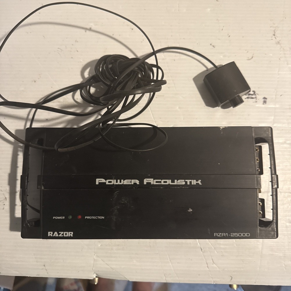 Power Acoustik RZR1-2500D class D mono block subwoofer Amplifier